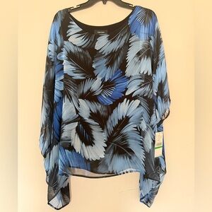 Karen Kane Riviera Layer Scarf Top